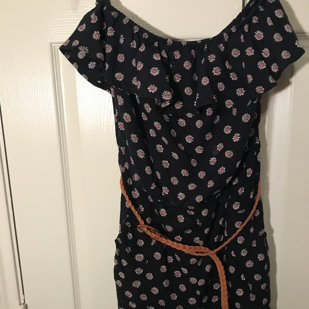 Sleeveless Belted Romper